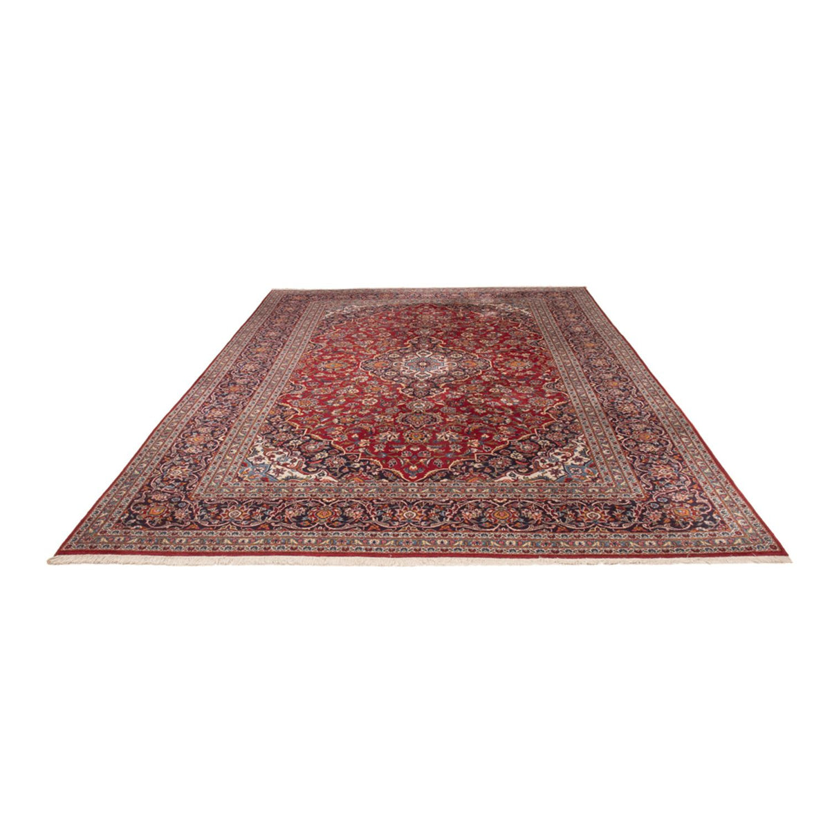 Tapis persan - Keshan - 370 x 261 cm - rouge