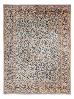 Tapis persan - Keshan - 403 x 303 cm - beige