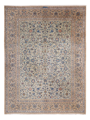Tapis persan - Keshan - 403 x 303 cm - beige