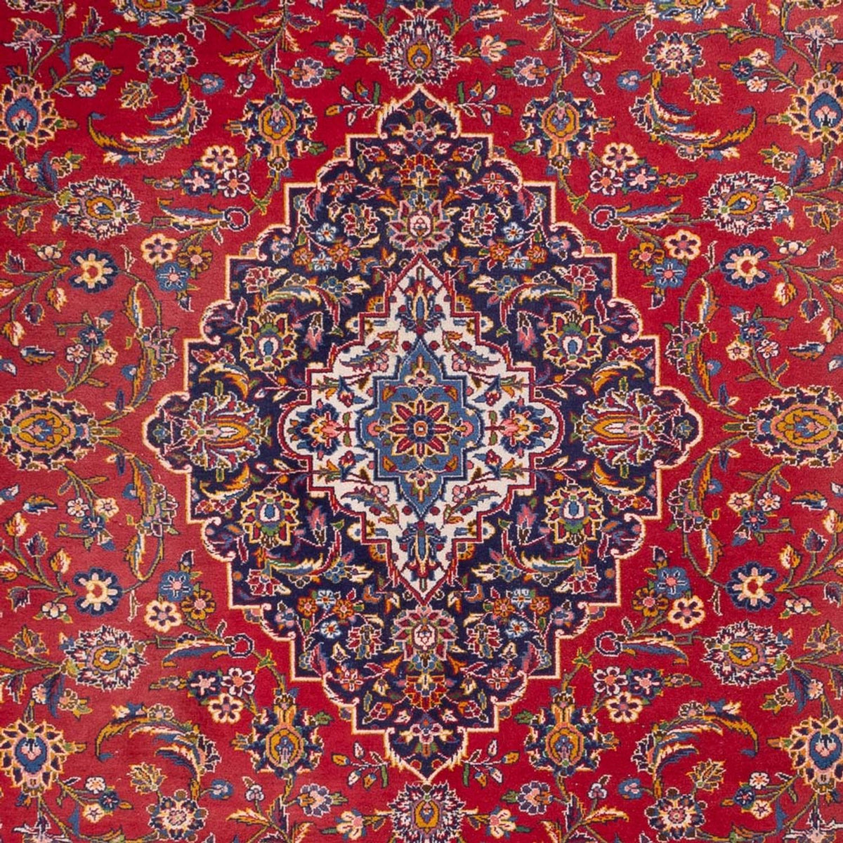 Tapis persan - Keshan - 385 x 291 cm - rouge