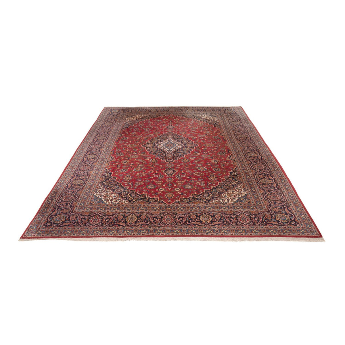 Tapis persan - Keshan - 385 x 291 cm - rouge