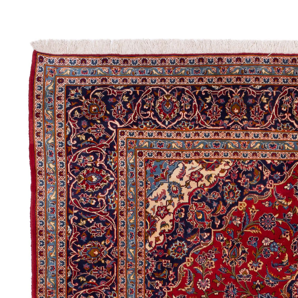 Tapis persan - Keshan - 373 x 252 cm - rouge