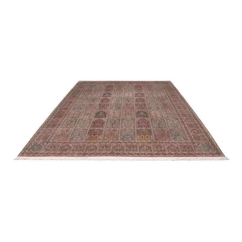 Tapis en soie - Soie du Cachemire - 372 x 277 cm - beige foncé