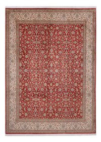Tapis en soie - Soie du Cachemire - 340 x 250 cm - rouge