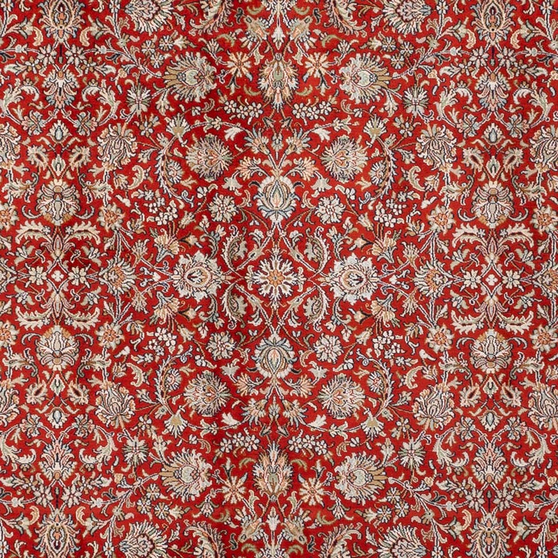 Tapis en soie - Soie du Cachemire - 340 x 250 cm - rouge