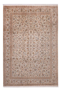 Tapis en soie - Soie du Cachemire - 358 x 249 cm - beige