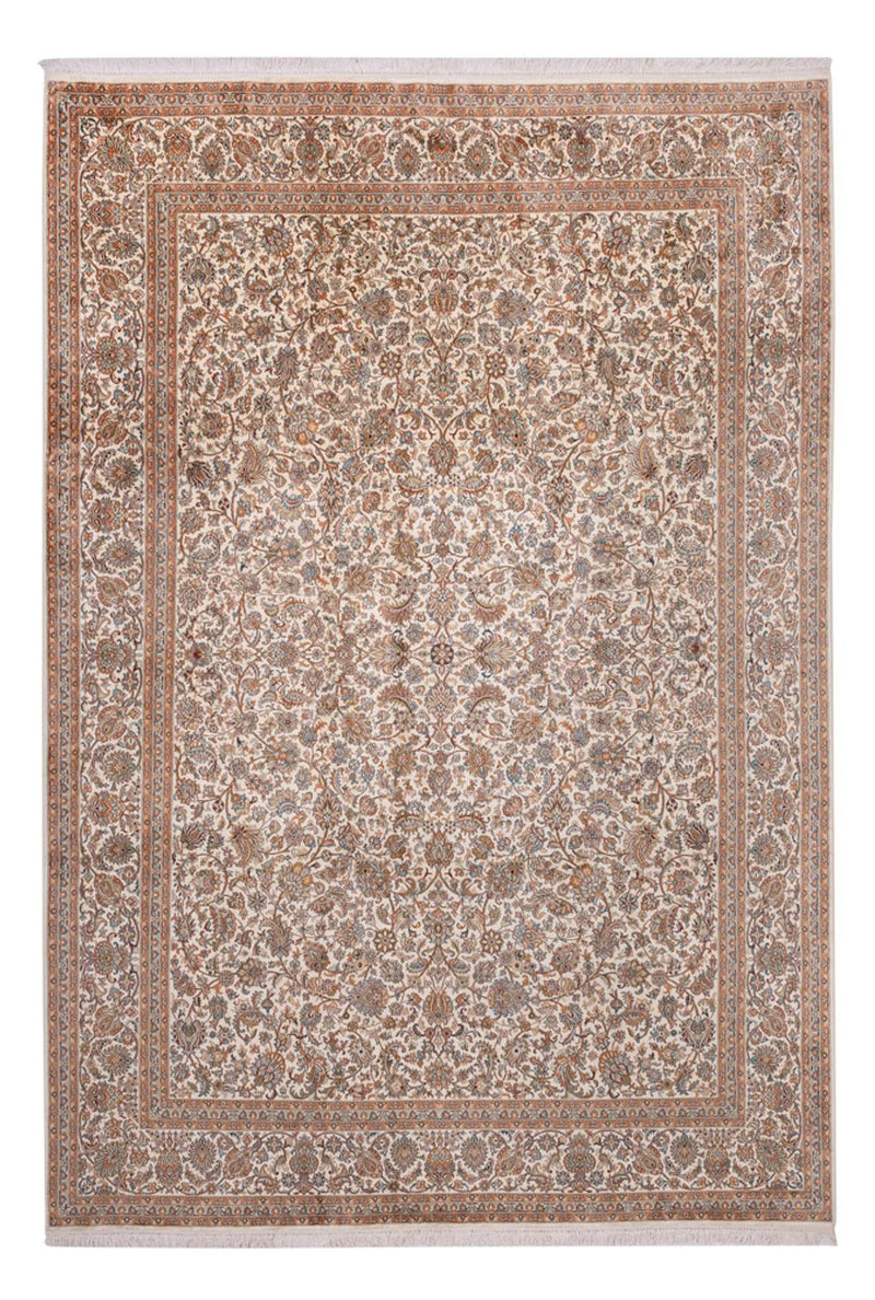 Tapis en soie - Soie du Cachemire - 358 x 249 cm - beige