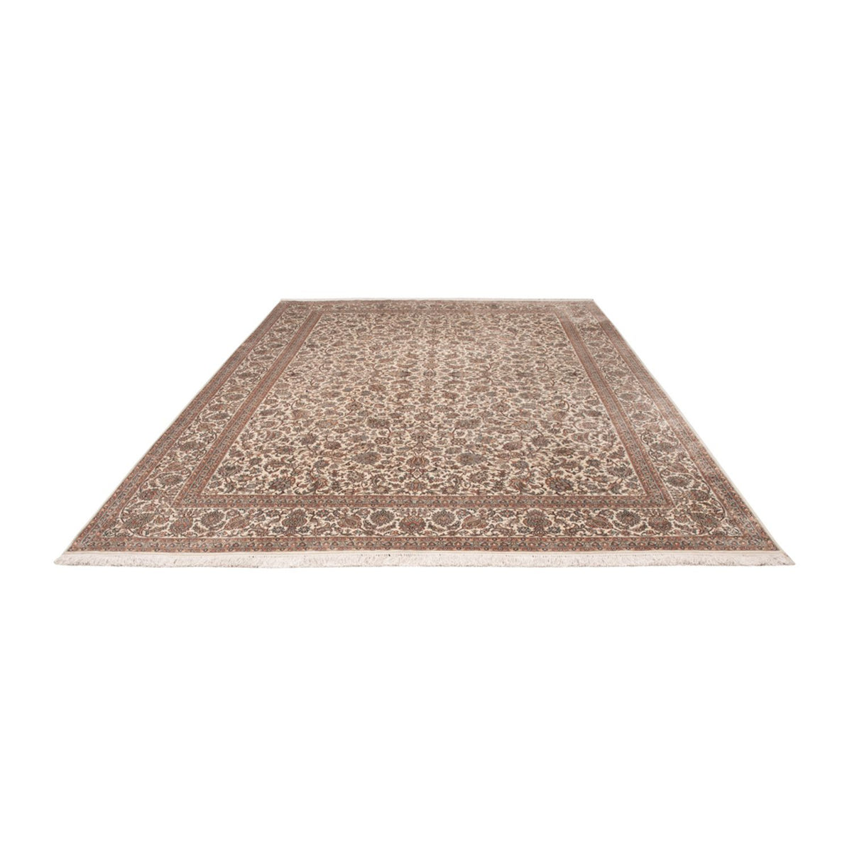 Tapis en soie - Soie du Cachemire - 358 x 249 cm - beige