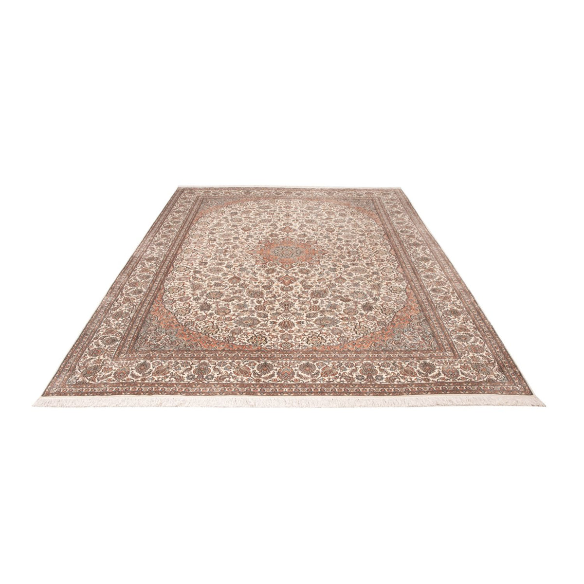 Tapis en soie - Soie du Cachemire - 347 x 247 cm - beige