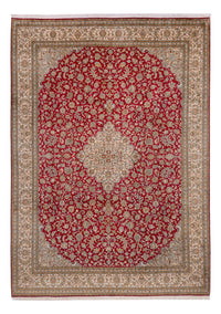 Tapis en soie - Soie du Cachemire - 339 x 244 cm - rouge