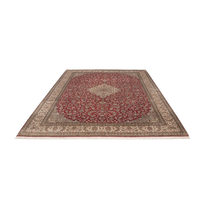 Tapis en soie - Soie du Cachemire - 339 x 244 cm - rouge