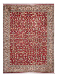 Tapis en soie - Soie du Cachemire - 369 x 279 cm - rouge