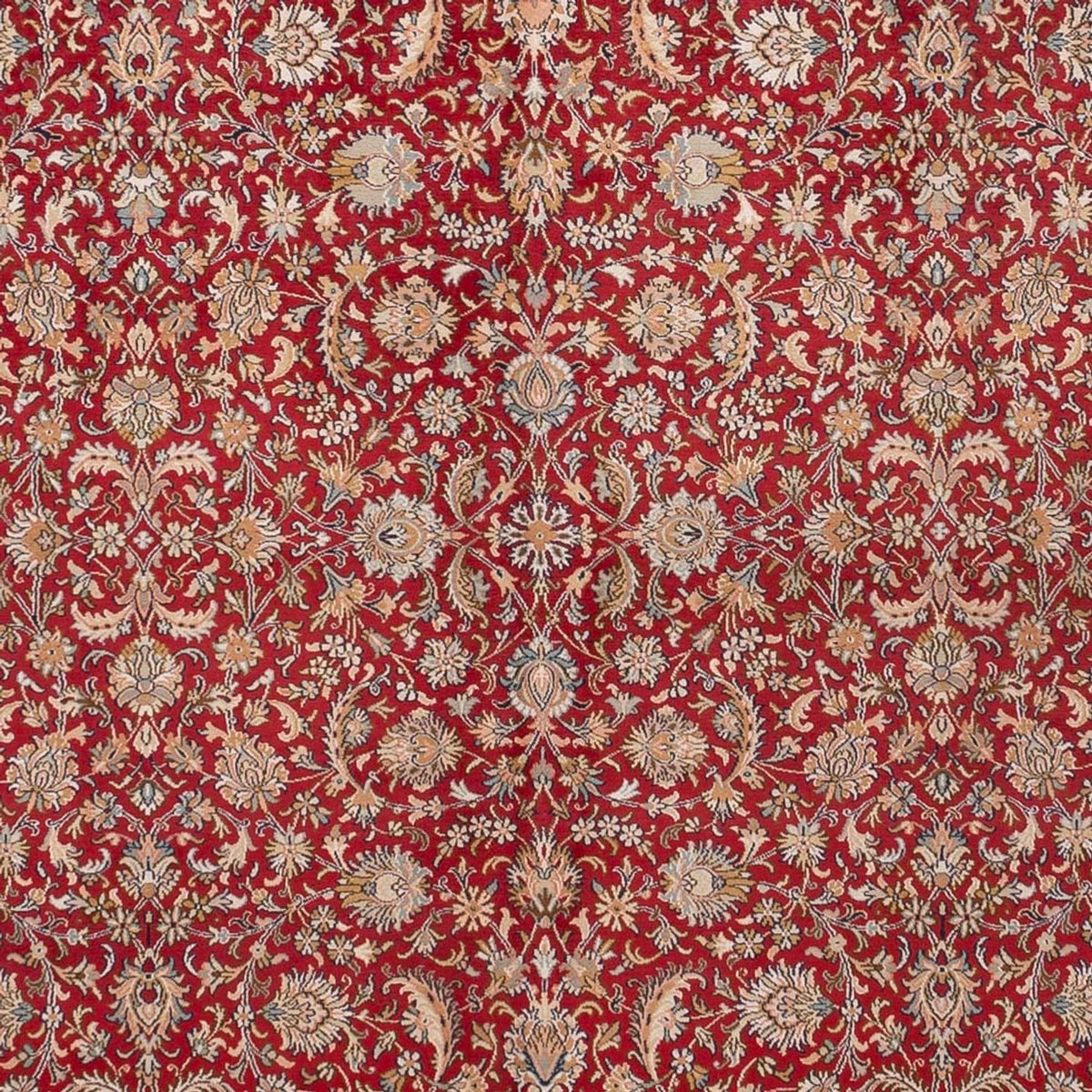 Tapis en soie - Soie du Cachemire - 369 x 279 cm - rouge