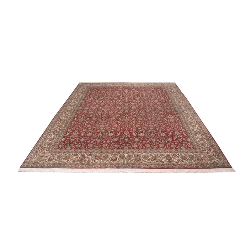 Tapis en soie - Soie du Cachemire - 369 x 279 cm - rouge