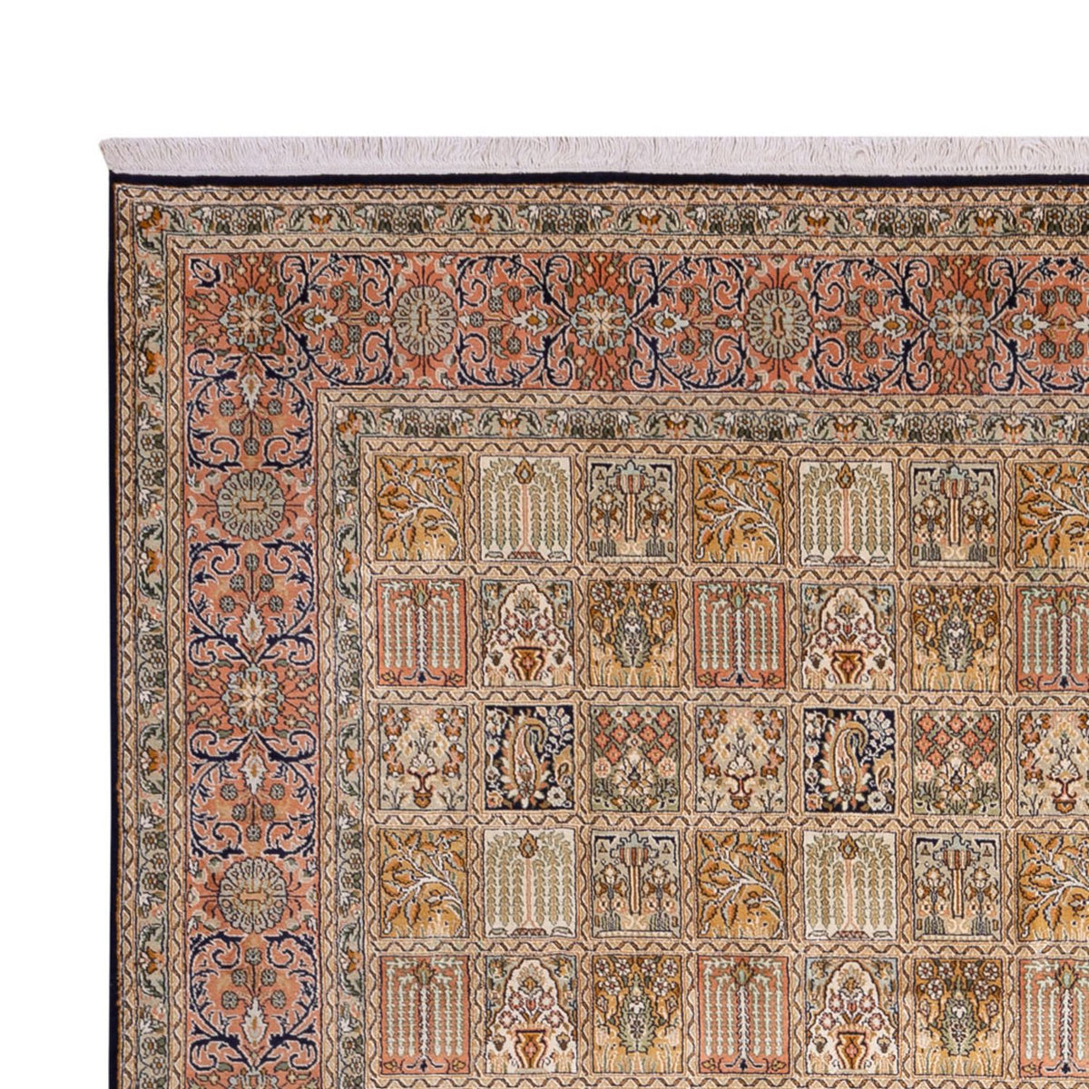 Tapis en soie du Cachemire Tapis 246x330cm - Tapis oriental