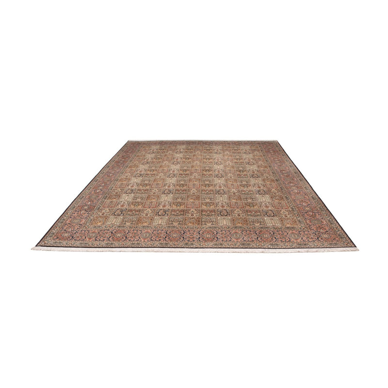 Tapis en soie - Soie du Cachemire - 330 x 246 cm - beige foncé