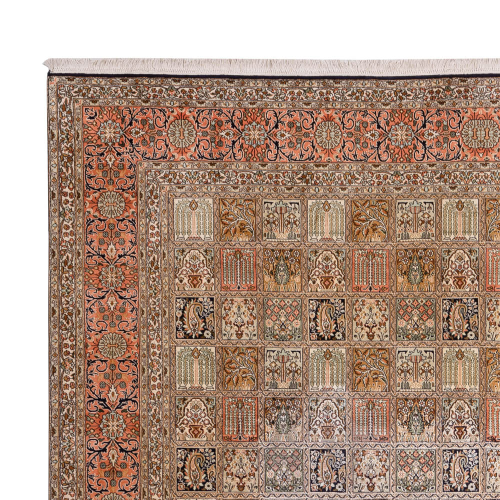 Tapis en soie du Cachemire Tapis 275x377cm - Tapis oriental