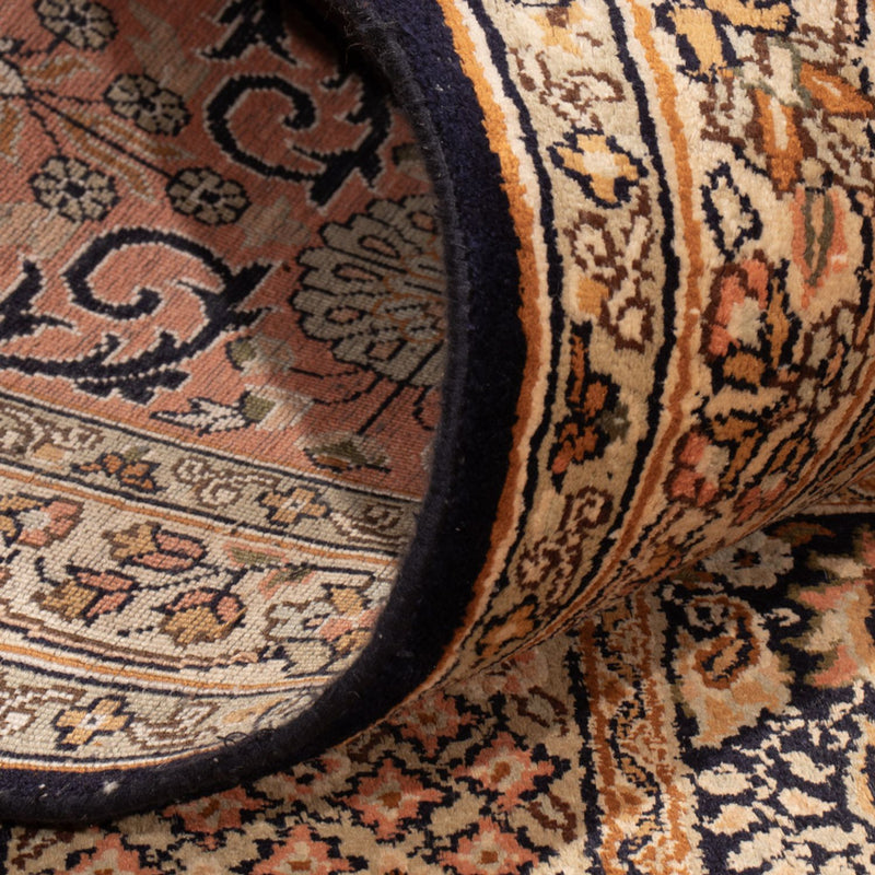 Tapis en soie - Soie du Cachemire - 339 x 246 cm - beige foncé