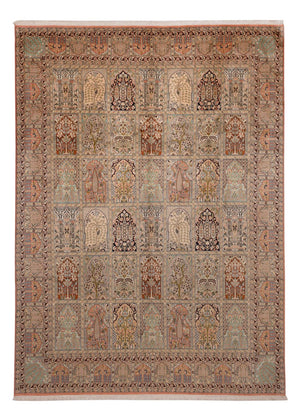 Tapis en soie - Soie du Cachemire - 324 x 238 cm - beige