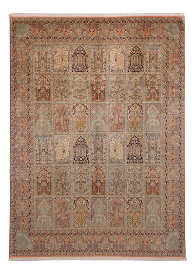 Tapis en soie du Cachemire Tapis 238x324cm - Tapis oriental