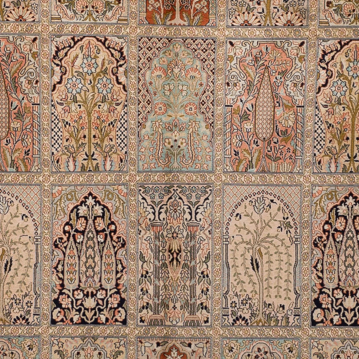 Tapis en soie - Soie du Cachemire - 324 x 238 cm - beige