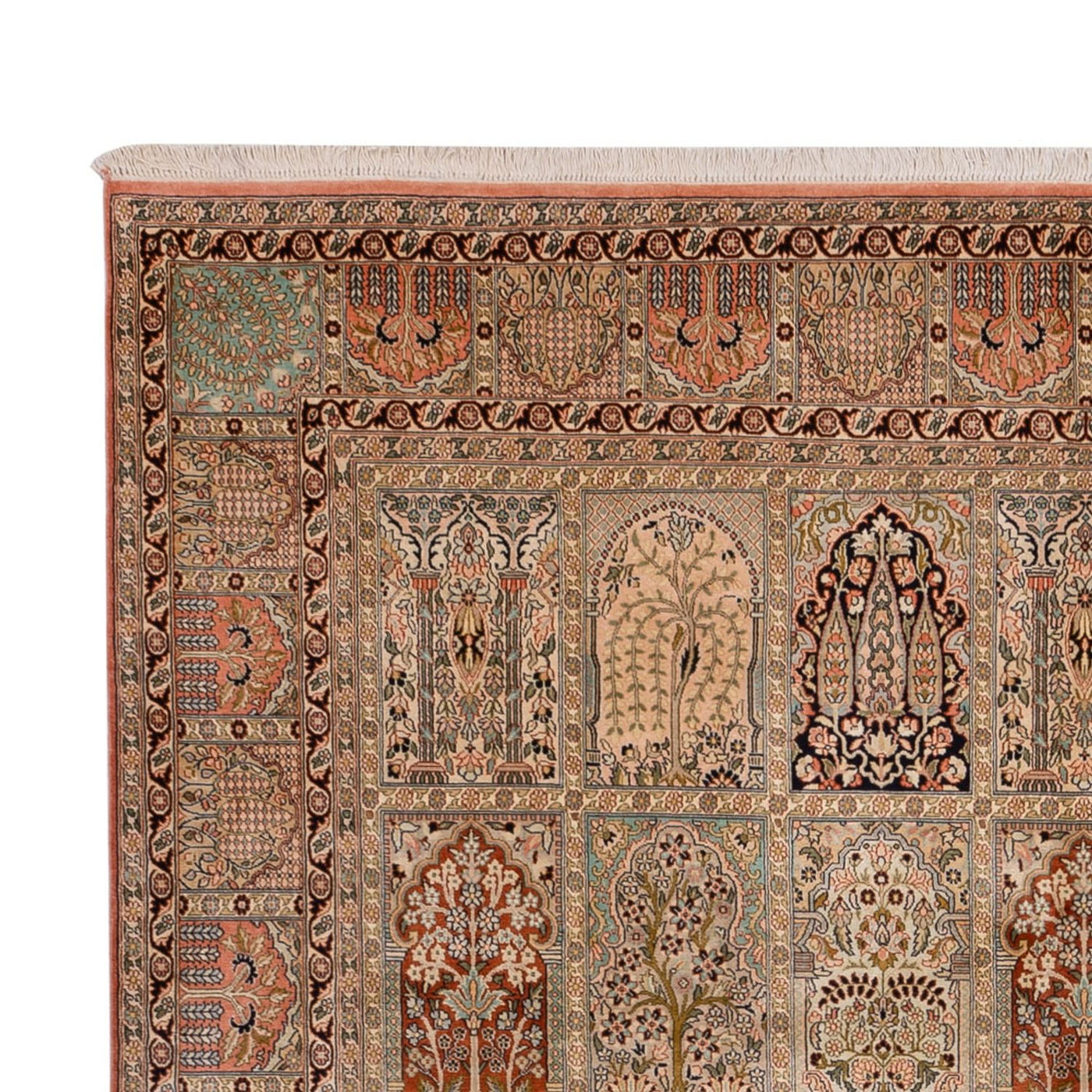 Tapis en soie du Cachemire Tapis 324x238cm - Tapis oriental