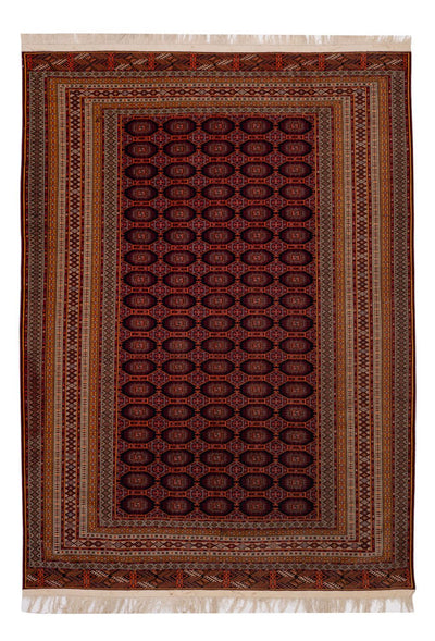 Tapis afghan 243x321cm - Tapis oriental - rouge foncé