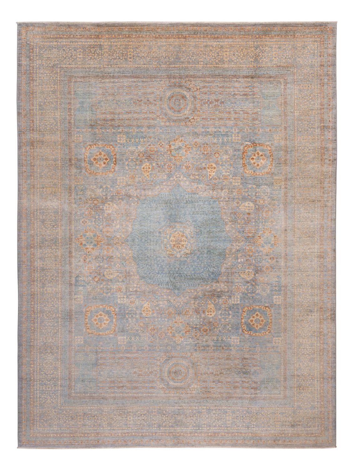 Tapis Ziegler - Ariana - 394 x 298 cm - bleu clair