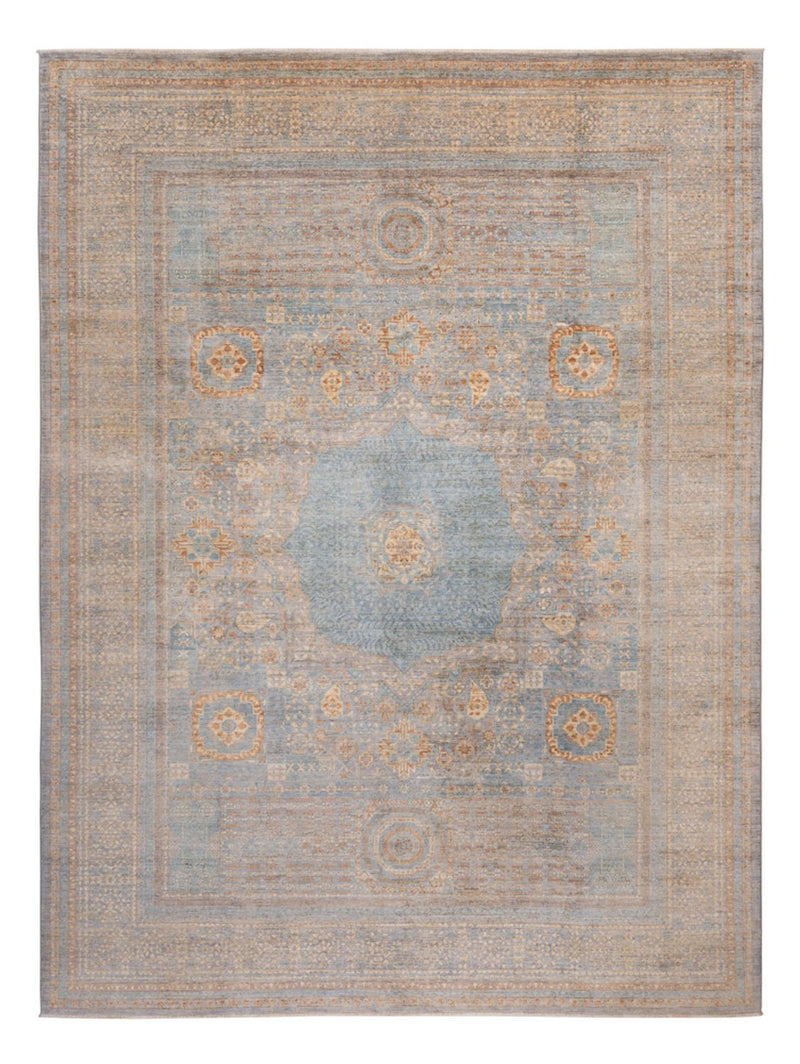 Tapis Ziegler - Ariana - 394 x 298 cm - bleu clair