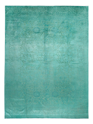 Tapis design - Vintage/Overdyed - 428 x 311 cm - vert