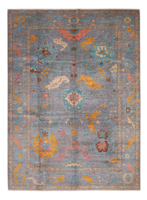 Tapis Ziegler - Usak - 404 x 301 cm - bleu clair
