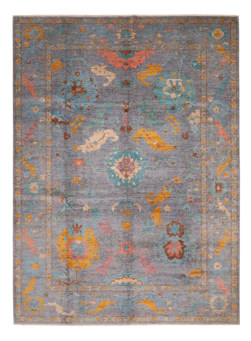 Tapis Ziegler - Usak - 404 x 301 cm - bleu clair