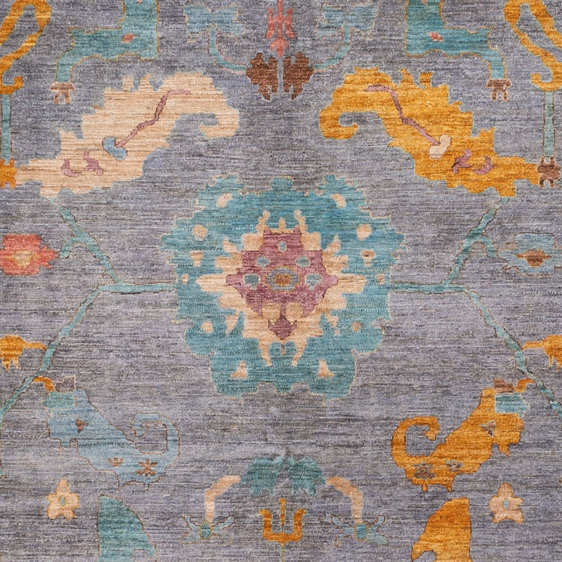 Tapis Ziegler - Usak - 404 x 301 cm - bleu clair