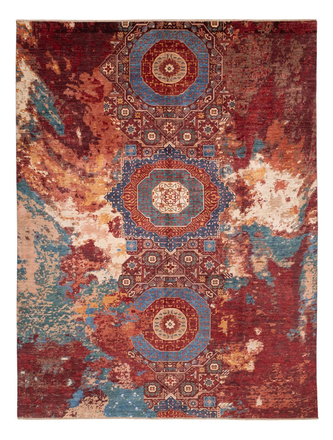Tapis design - 393 x 294 cm - multicolore