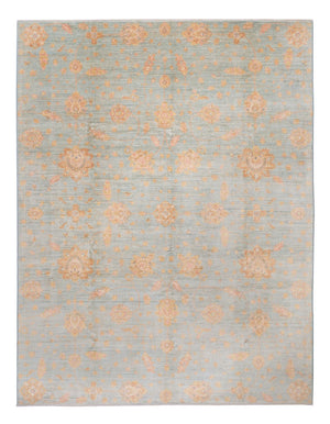 Tapis Ziegler - 402 x 306 cm - bleu clair