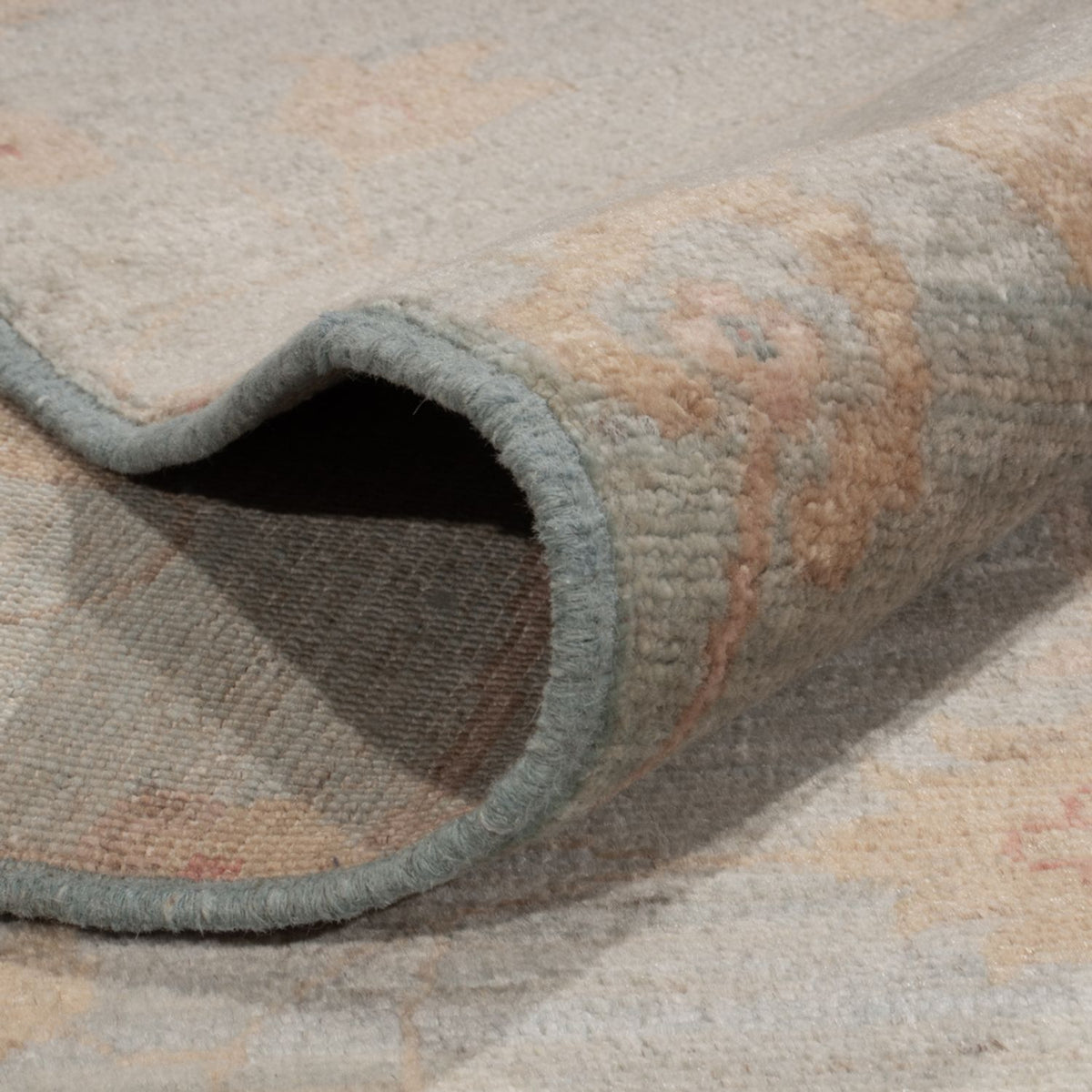 Tapis Ziegler - 402 x 306 cm - bleu clair