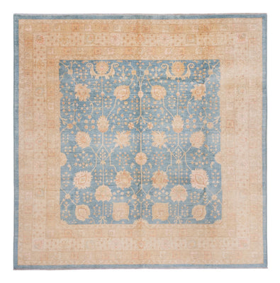 Tapis Ziegler carré  - 297 x 298 cm - bleu clair