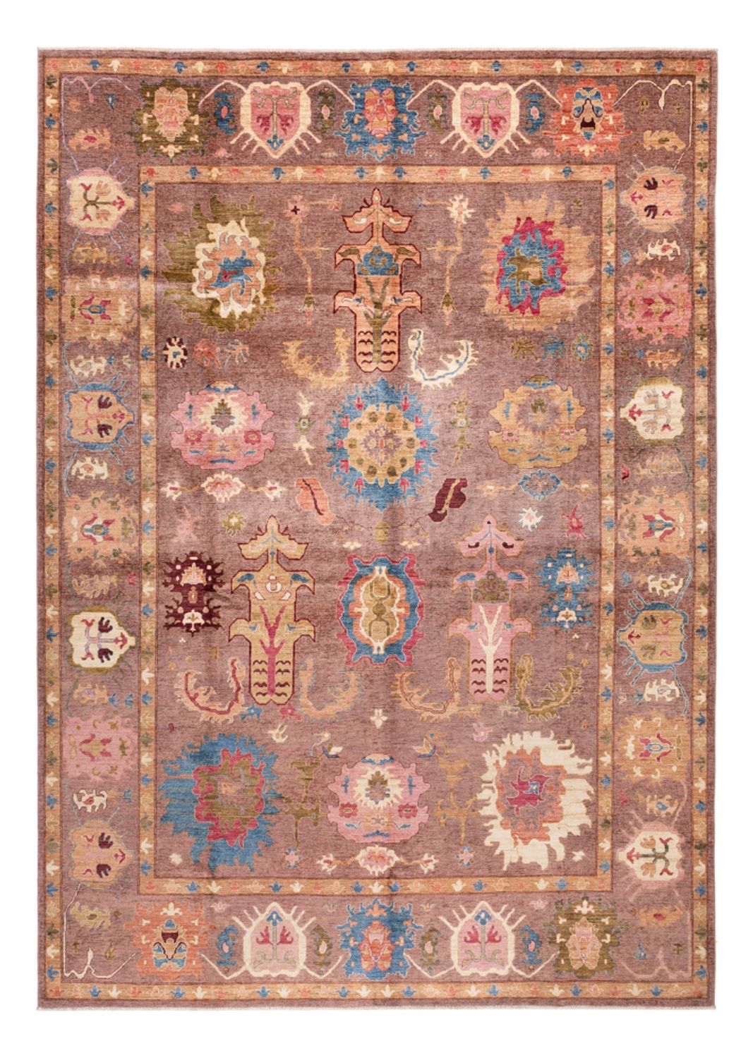 Tapis Ziegler - Usak - 418 x 304 cm - beige foncé