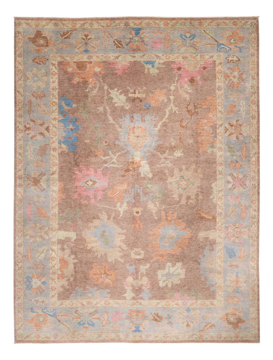 Tapis Ziegler - Usak - 410 x 315 cm - beige foncé