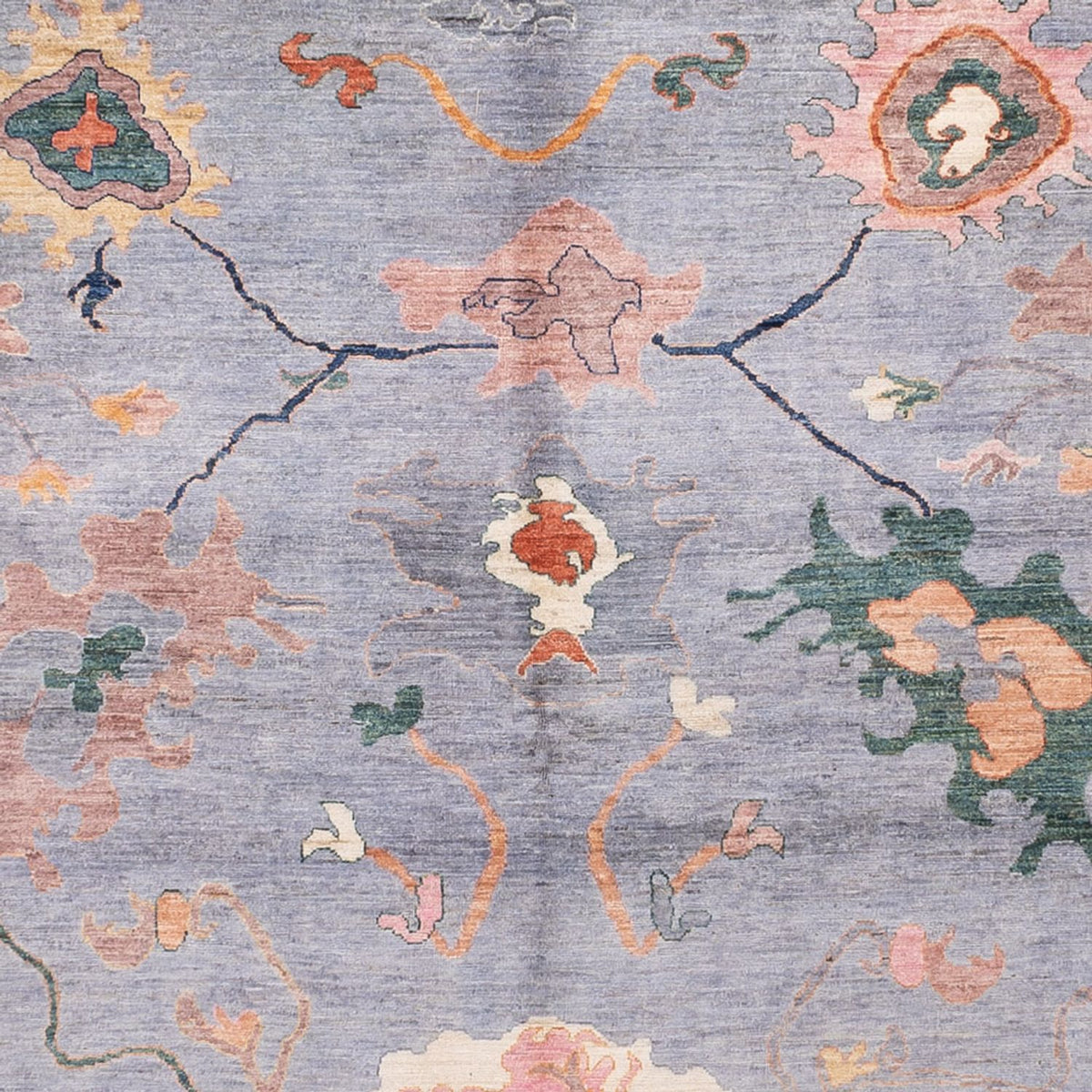 Tapis Ziegler - Usak - 397 x 300 cm - bleu foncé