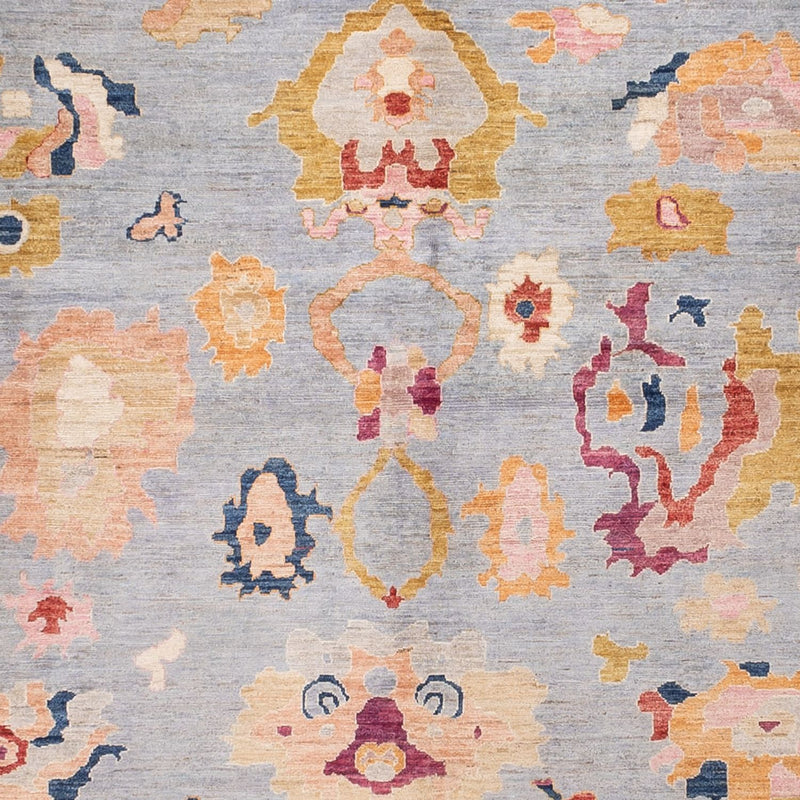 Tapis Ziegler - Usak - 391 x 298 cm - bleu clair