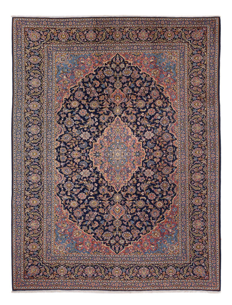 Tapis persan - Keshan - 355 x 264 cm - beige foncé