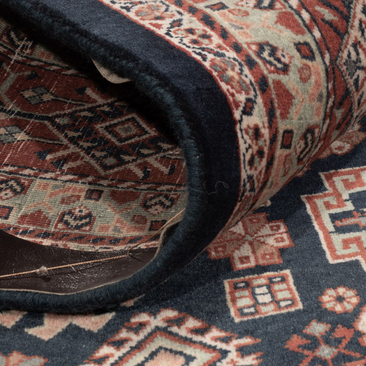 Tapis persan - Nomadic - 318 x 238 cm - bleu foncé