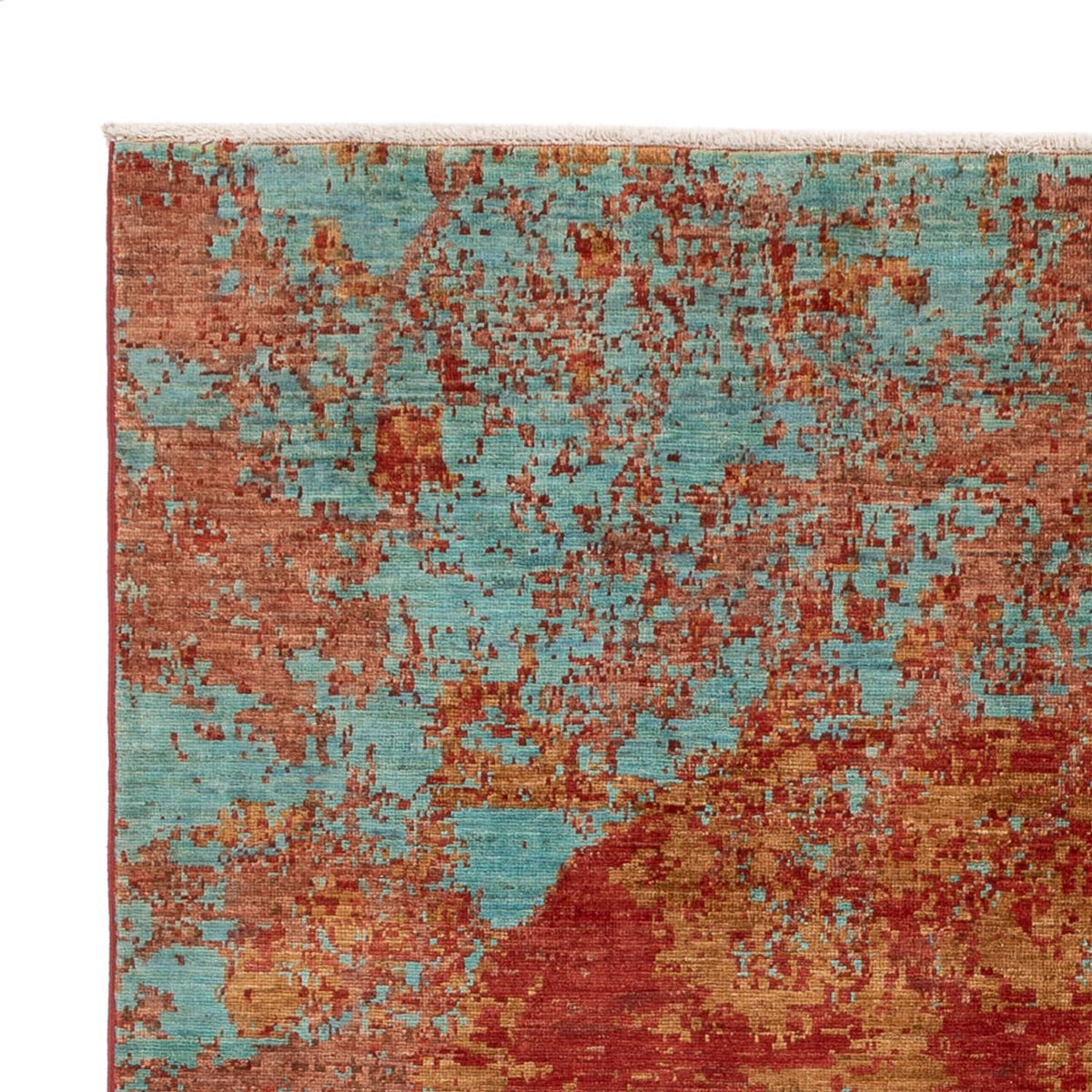 Tapis design - 201 x 155 cm - multicolore