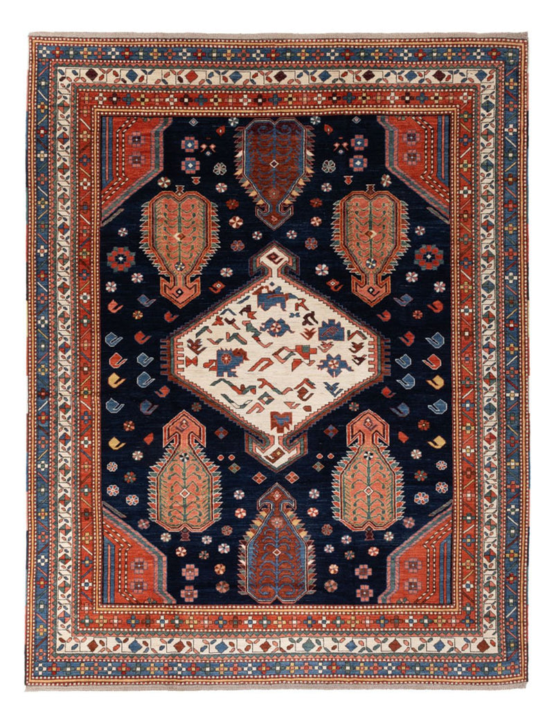 Tapis Ziegler - Kazak - 328 x 247 cm - bleu foncé