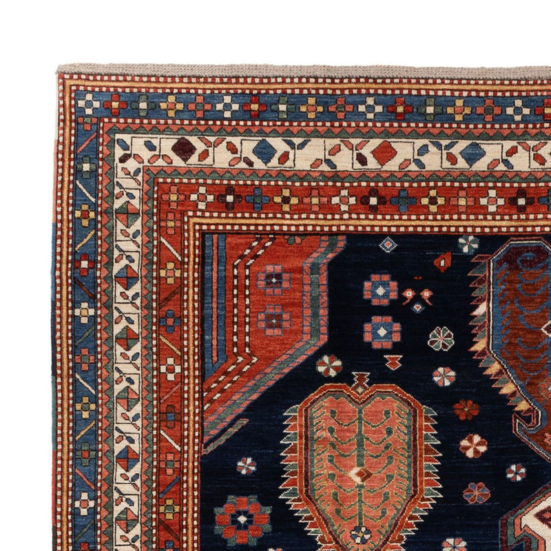Tapis Ziegler - Kazak - 328 x 247 cm - bleu foncé
