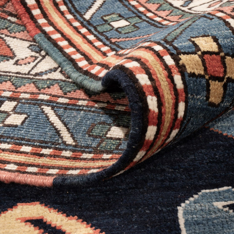 Tapis Ziegler - Kazak - 328 x 247 cm - bleu foncé