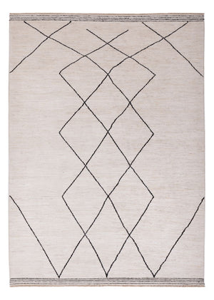 Tapis berbère - 206 x 155 cm - beige