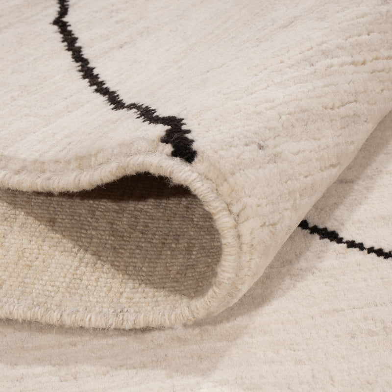 Tapis berbère - 206 x 155 cm - beige