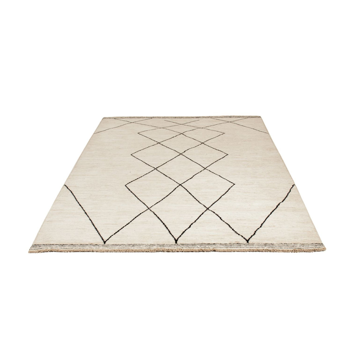 Tapis berbère - 206 x 155 cm - beige
